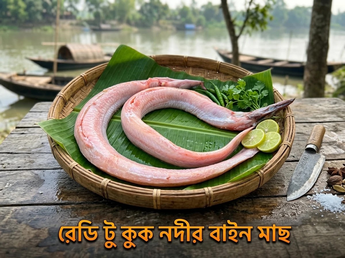 নদীর বাইন মাছ/বাইম মাছ (প্রসেসড ও রেডি টু কুক) - Image 2